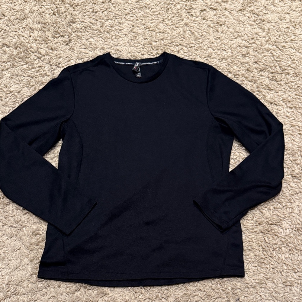 RLX 67 Ralph Lauren Men's Black Long Sleeve Tee Base layer Alpine Technology